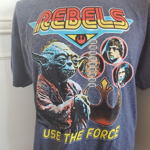 STAR WARS Rebels Use The Force Graphic Tee, L - Picture 2 of 4